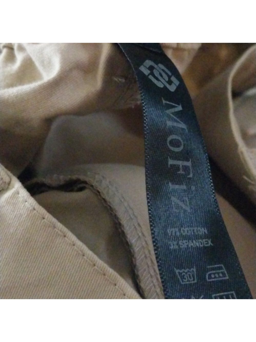 MoFiz Womens khaki Cargo 6 Pockets Baggy Streetwear Wide Leg HighWaisted NWT SzL - Picture 11 of 11